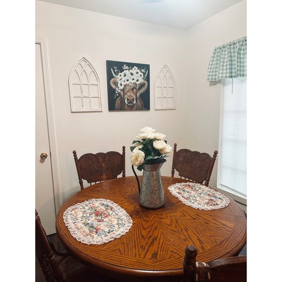 Cottage Core Vintage Floral Lace Place Mats (2) - Picture 4 of 8